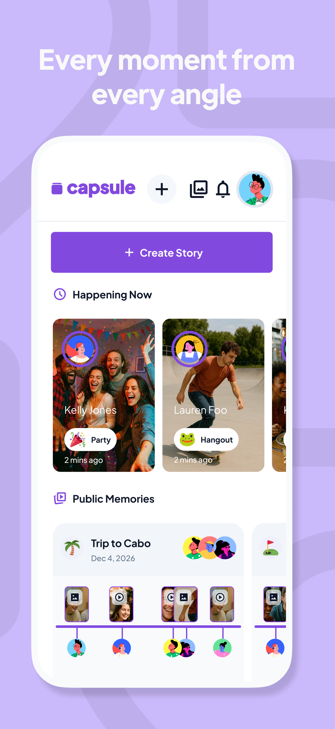 Capsule - Main product screenshot demonstrating key features and user interface