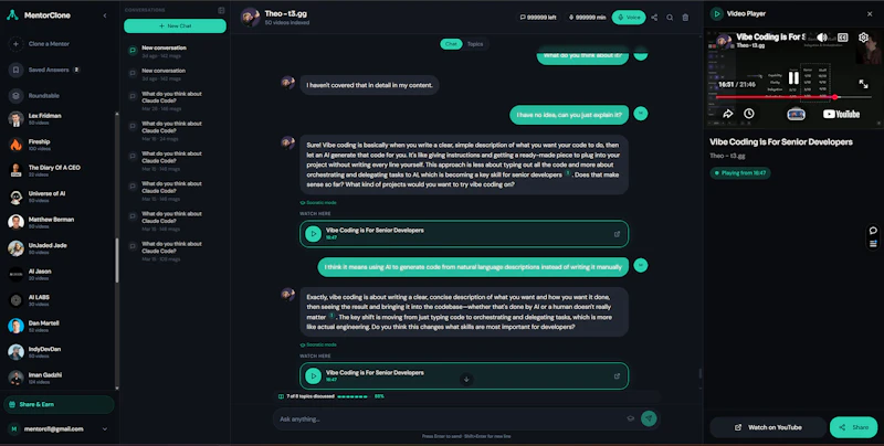 MentorClone screenshot 1
