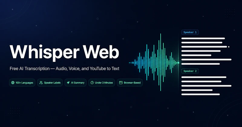 Whisper Web screenshot 1