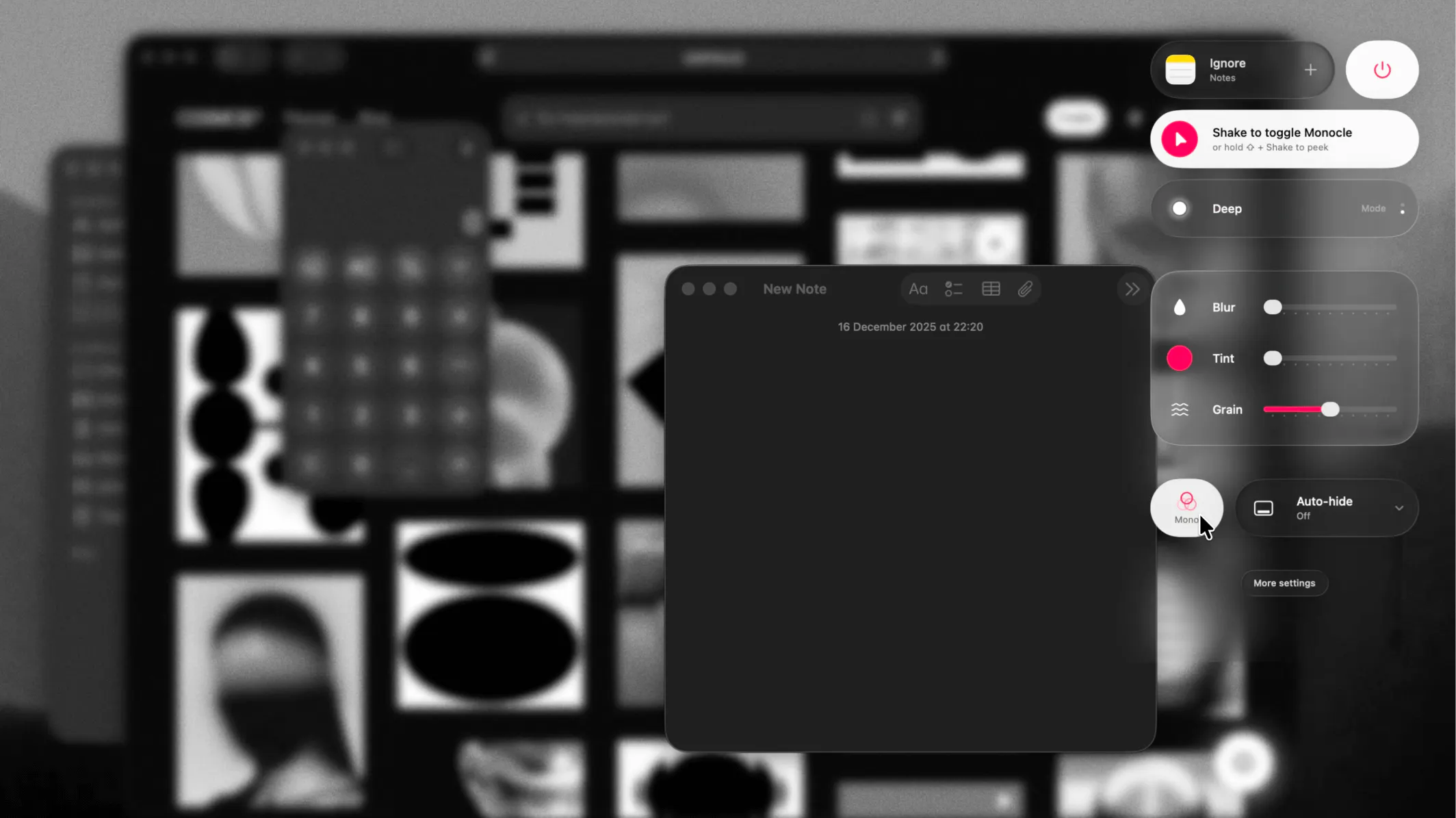 Monocle for macOS: Noise-cancelling for your screen — just shake your cursor | Product Hunt