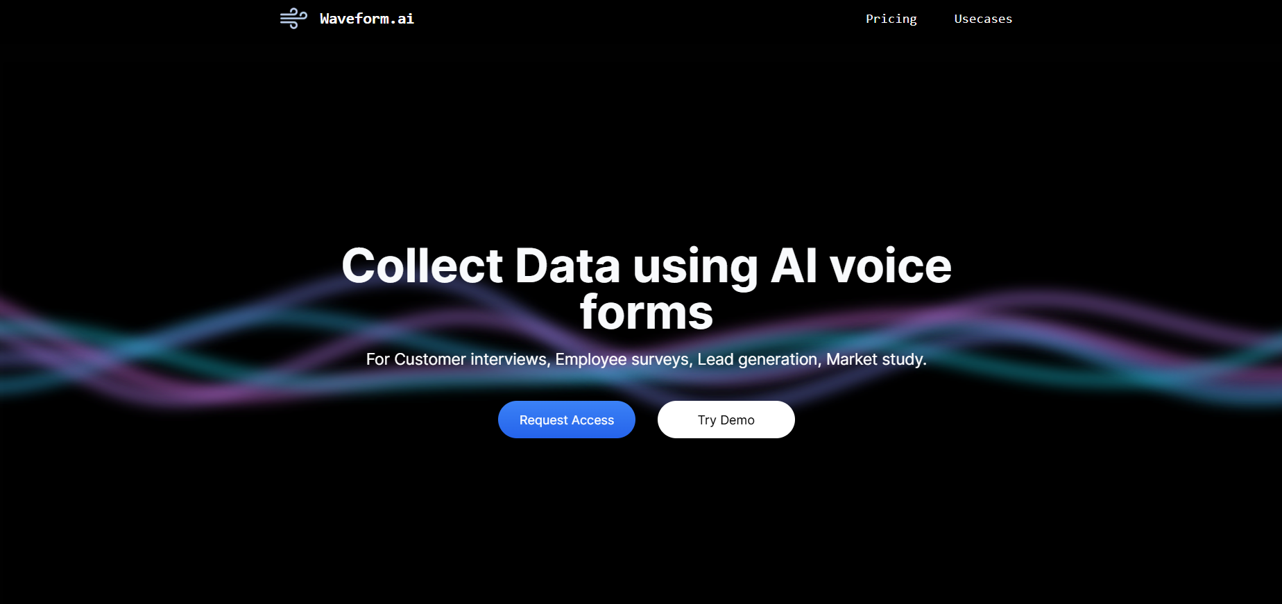 startuptile Waveform.ai-Better surveys with AI voice forms