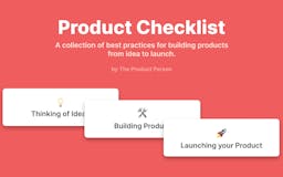 Product Checklist media 3