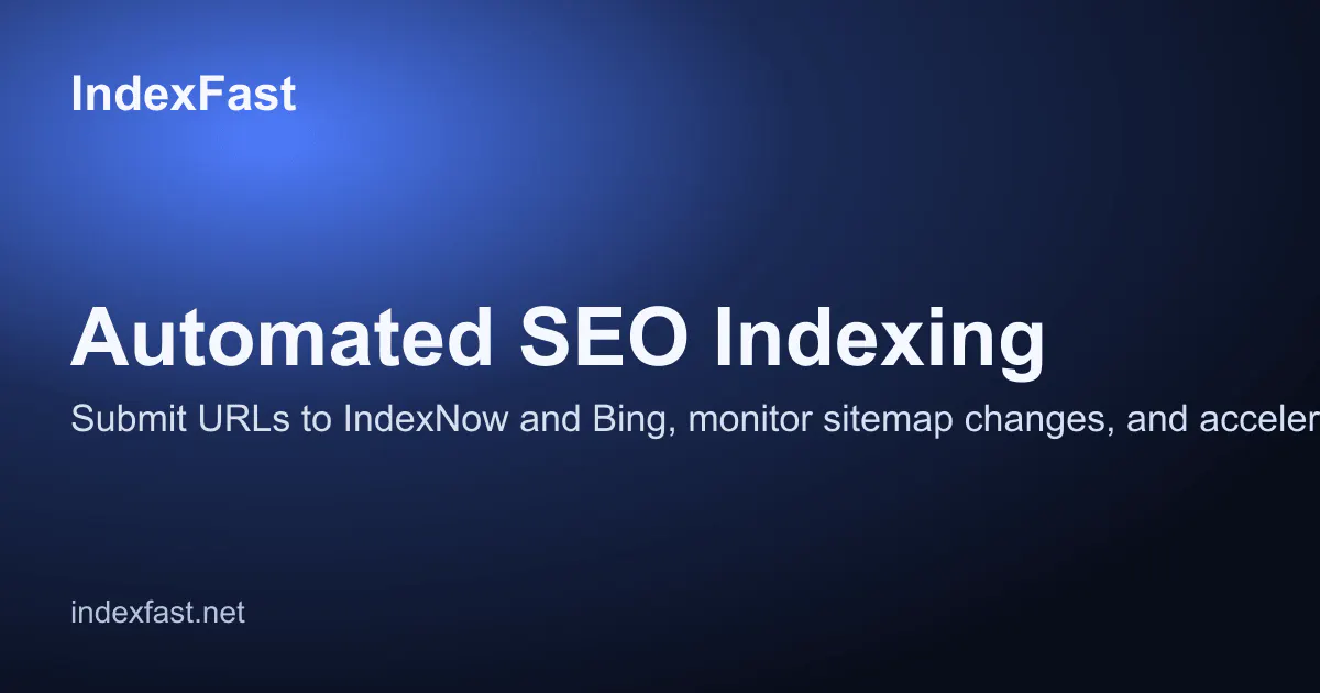 IndexFast のプロダクトバナー