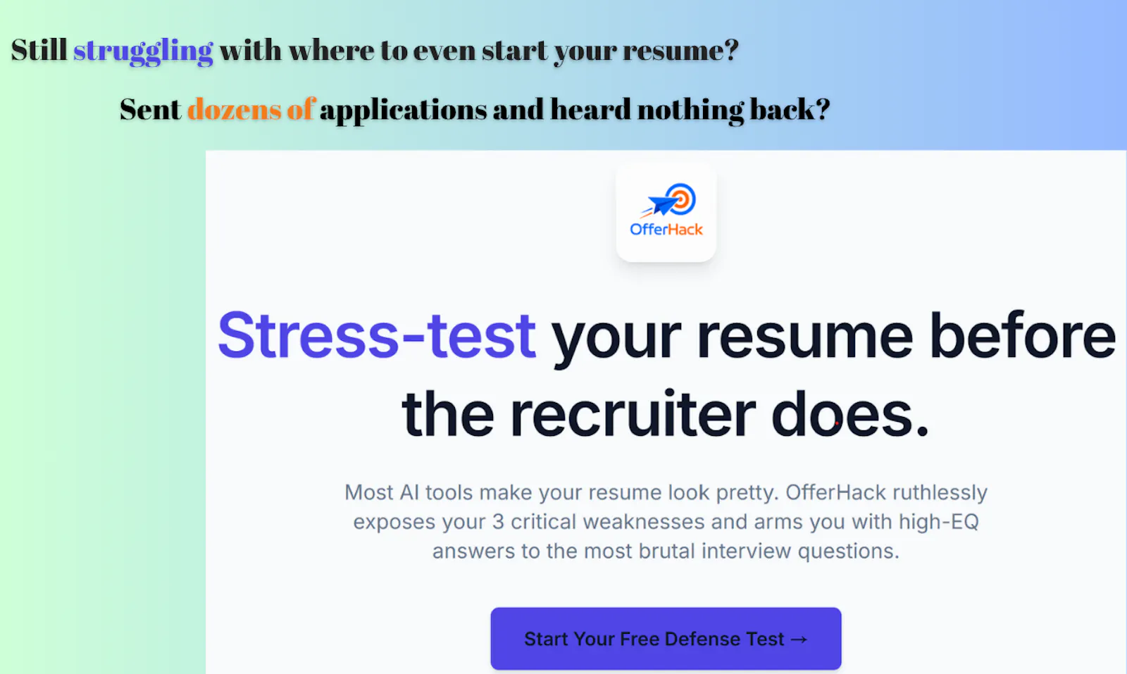 OfferHack.ai screenshot 2