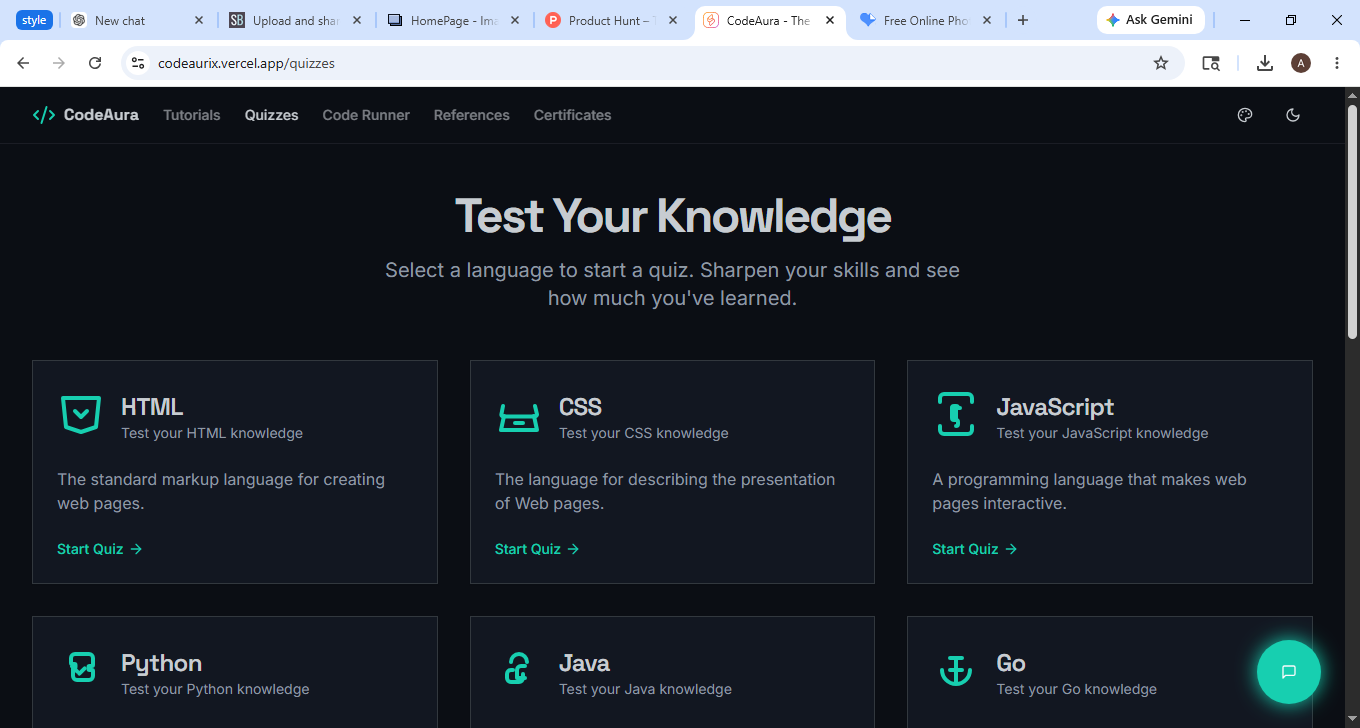 CodeAurix — Learn, Code, Build with AI gallery image