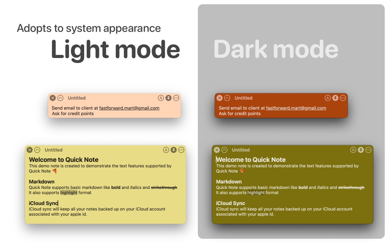Quick Note gallery image