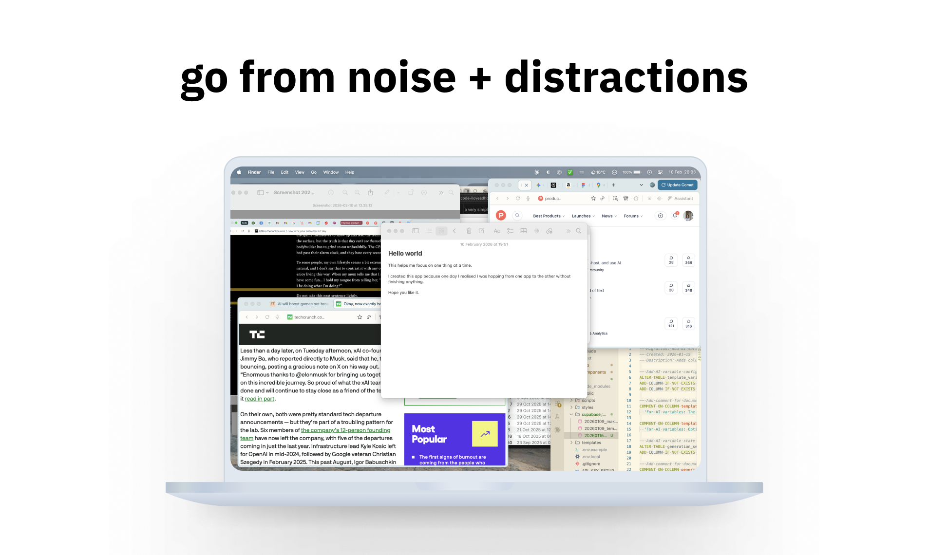 Adhd focus blur - Screenshot 2 showing product features and functionality