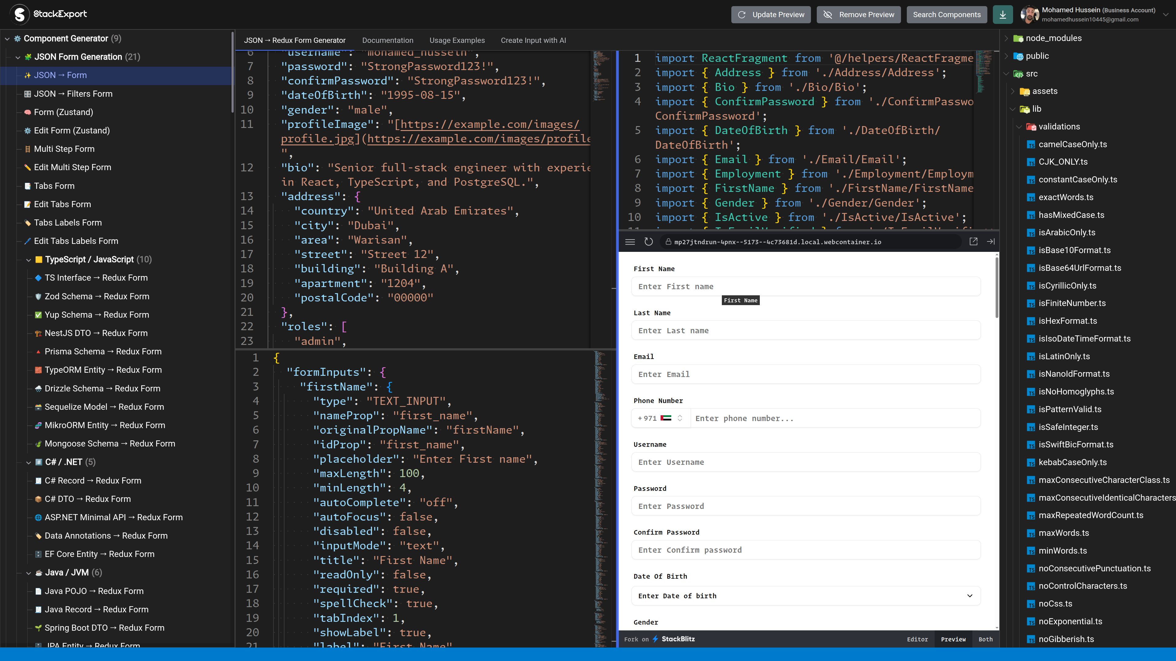 StackExport gallery image