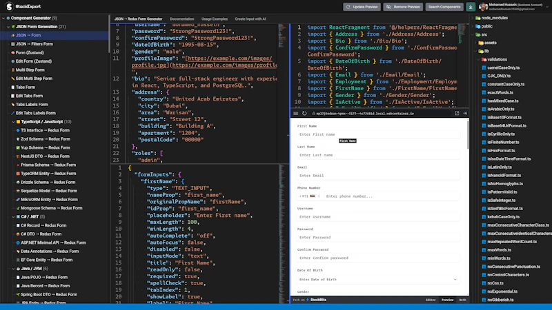 StackExport screenshot 3