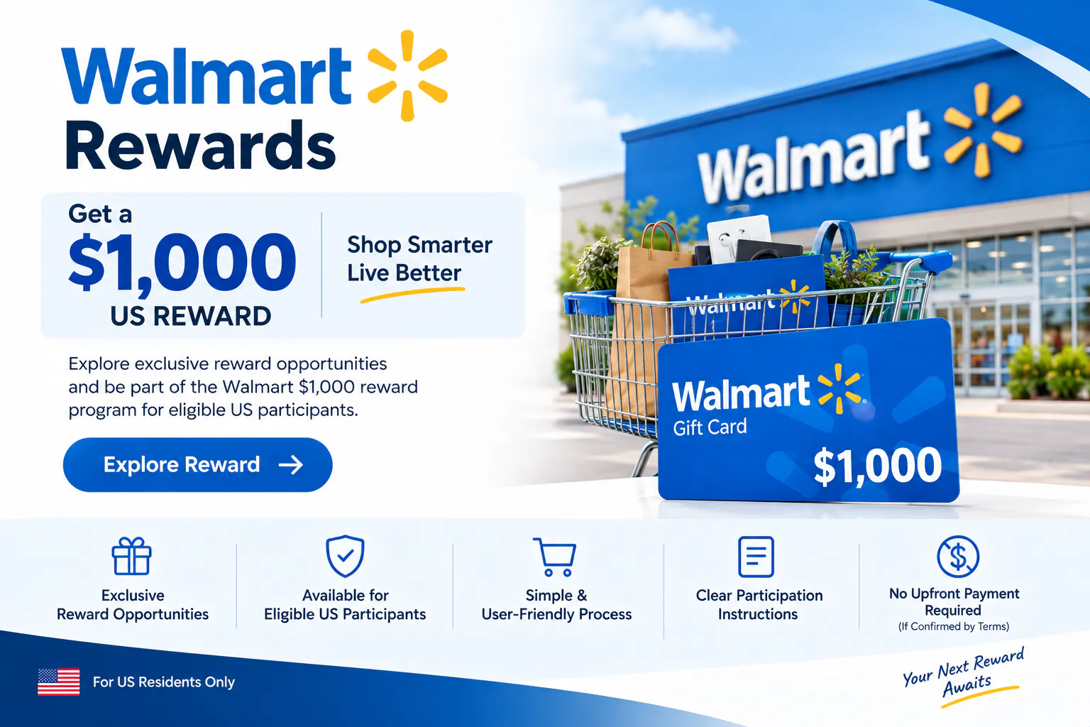Walmart Rewards – $1,000 US Reward gallery image