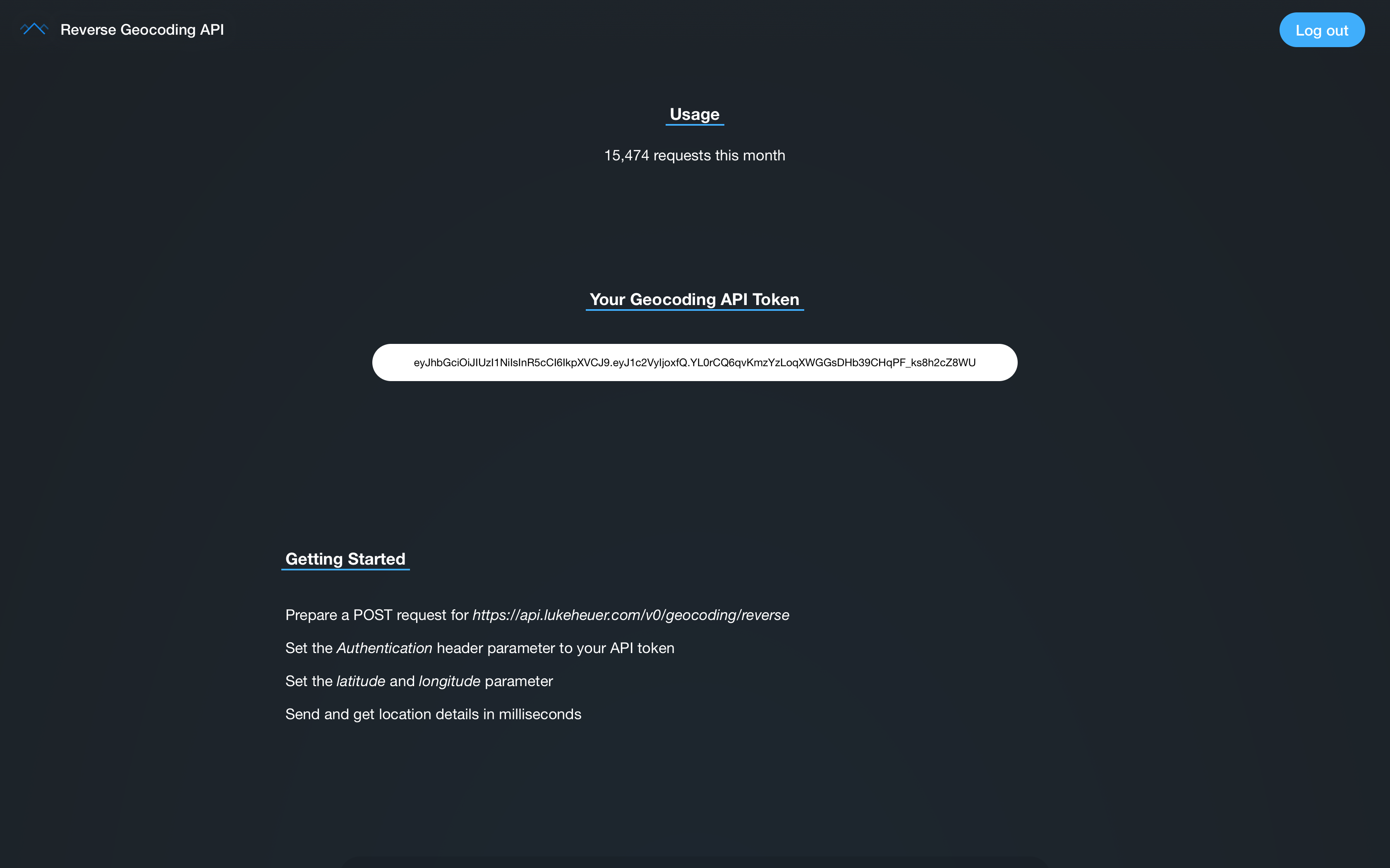 Reverse Geocoding API gallery image