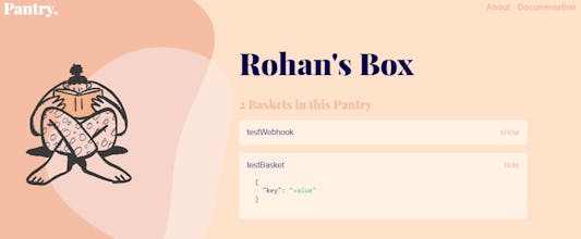 Pantry - Free JSON Storage gallery image