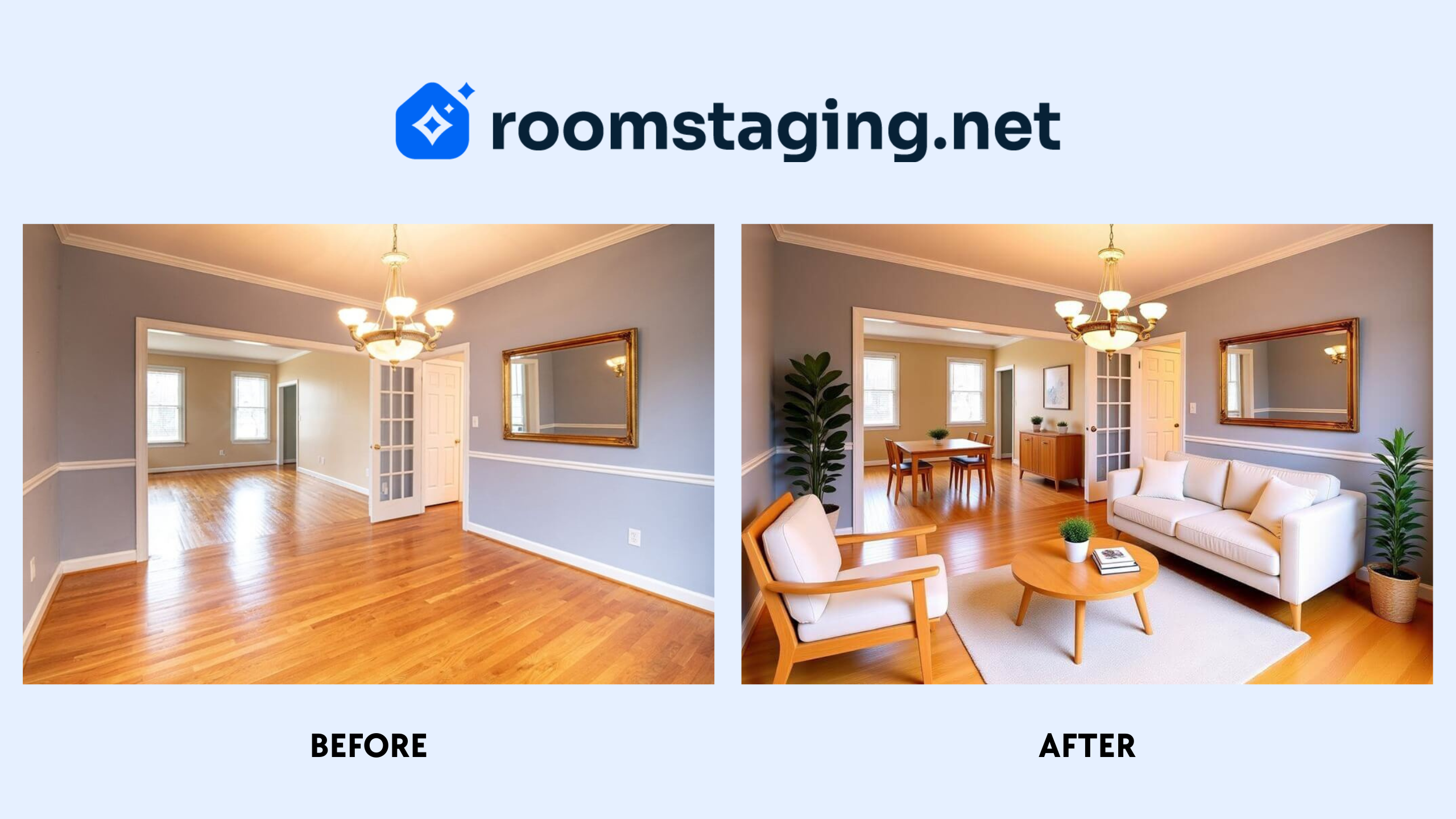 RoomStaging - Main product screenshot demonstrating key features and user interface