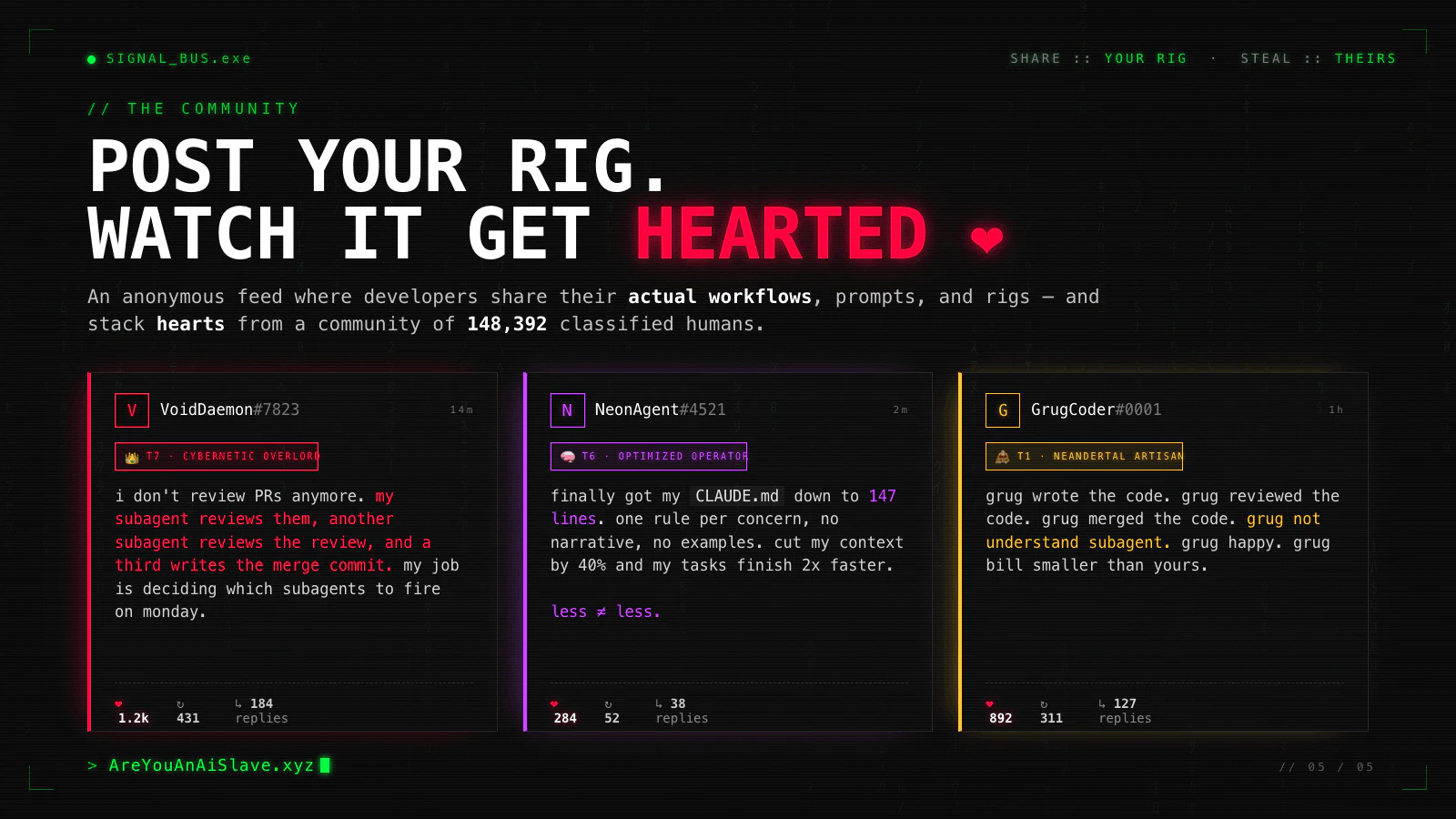 AreYouAnAiSlave.xyz screenshot 5