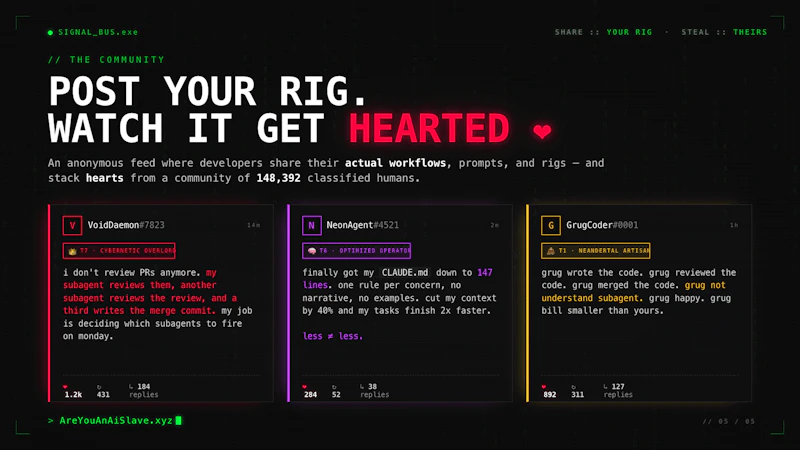 AreYouAnAiSlave.xyz screenshot 5
