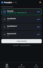 Proxy Manager - 1 identity per account. gallery image