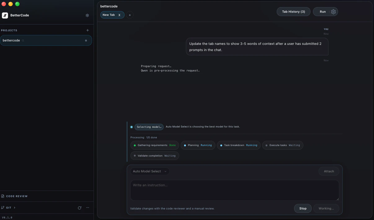 BetterCode screenshot 1