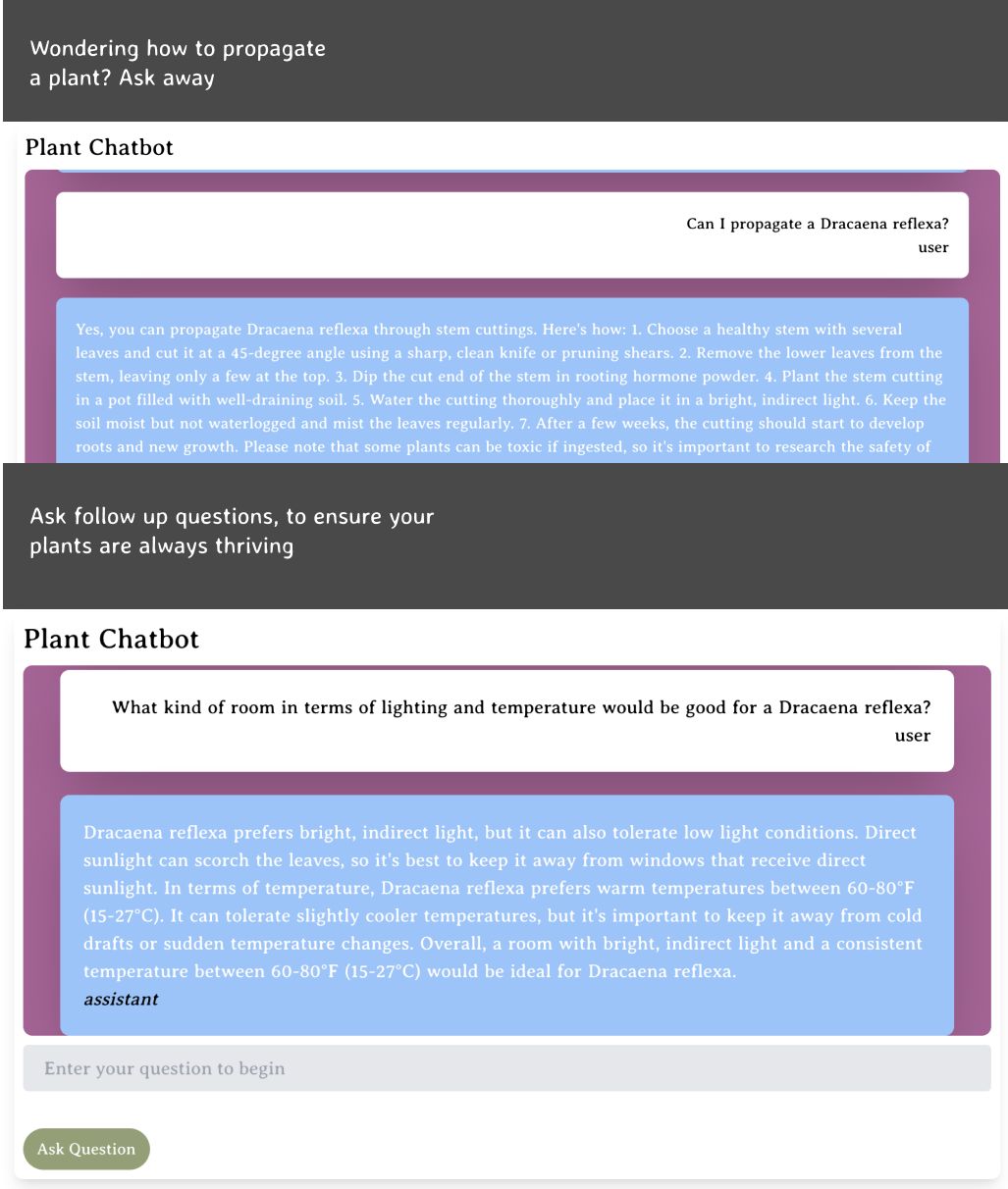 PlantSgalore AI 식물 보조원