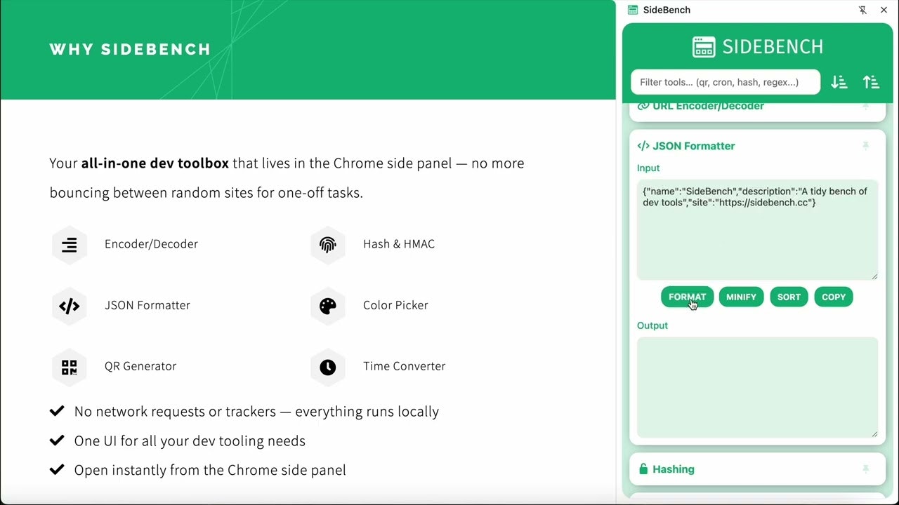 SideBench gallery image