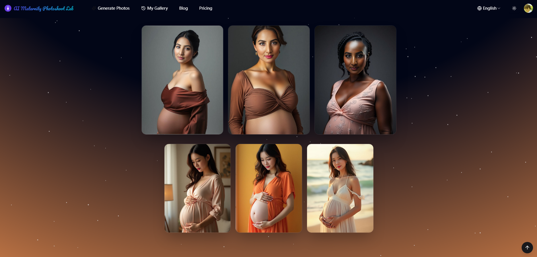 AI Maternity Photoshoot Lab gallery image
