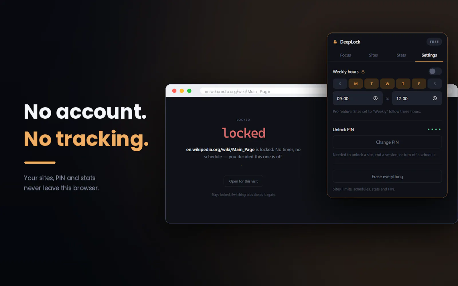 DeepLock – Website Blocker & Focus Mode screenshot 4