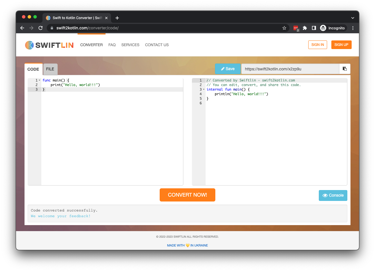 Swiftlin - Convierta el código Swift a Kotlin con 1 clic media 2
