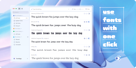FontApp gallery image