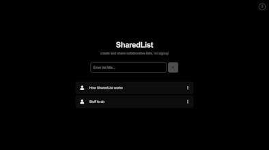Sharedlist.io gallery image