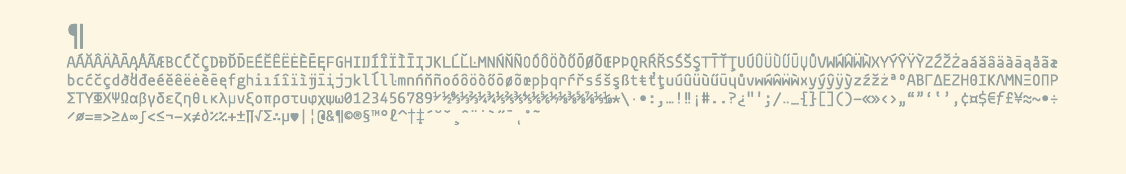 Mononoki Typeface Image