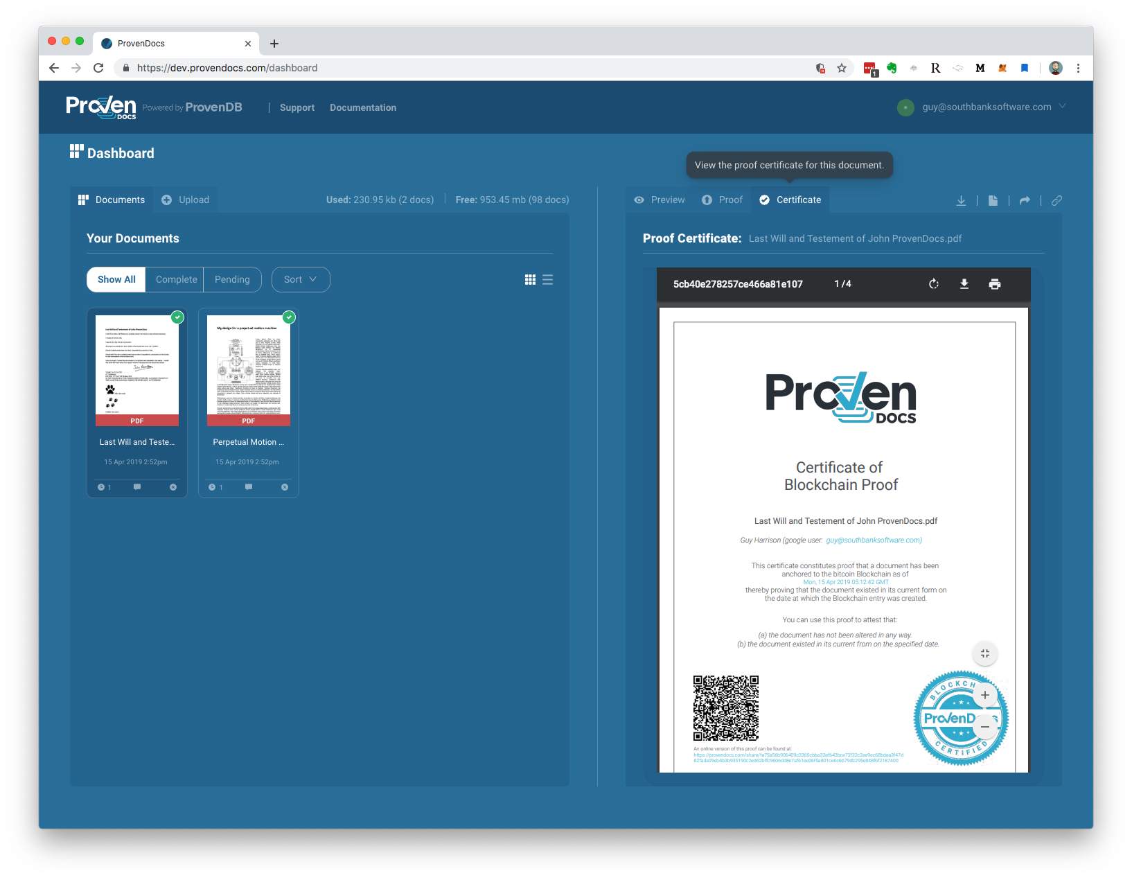 ProvenDocs gallery image