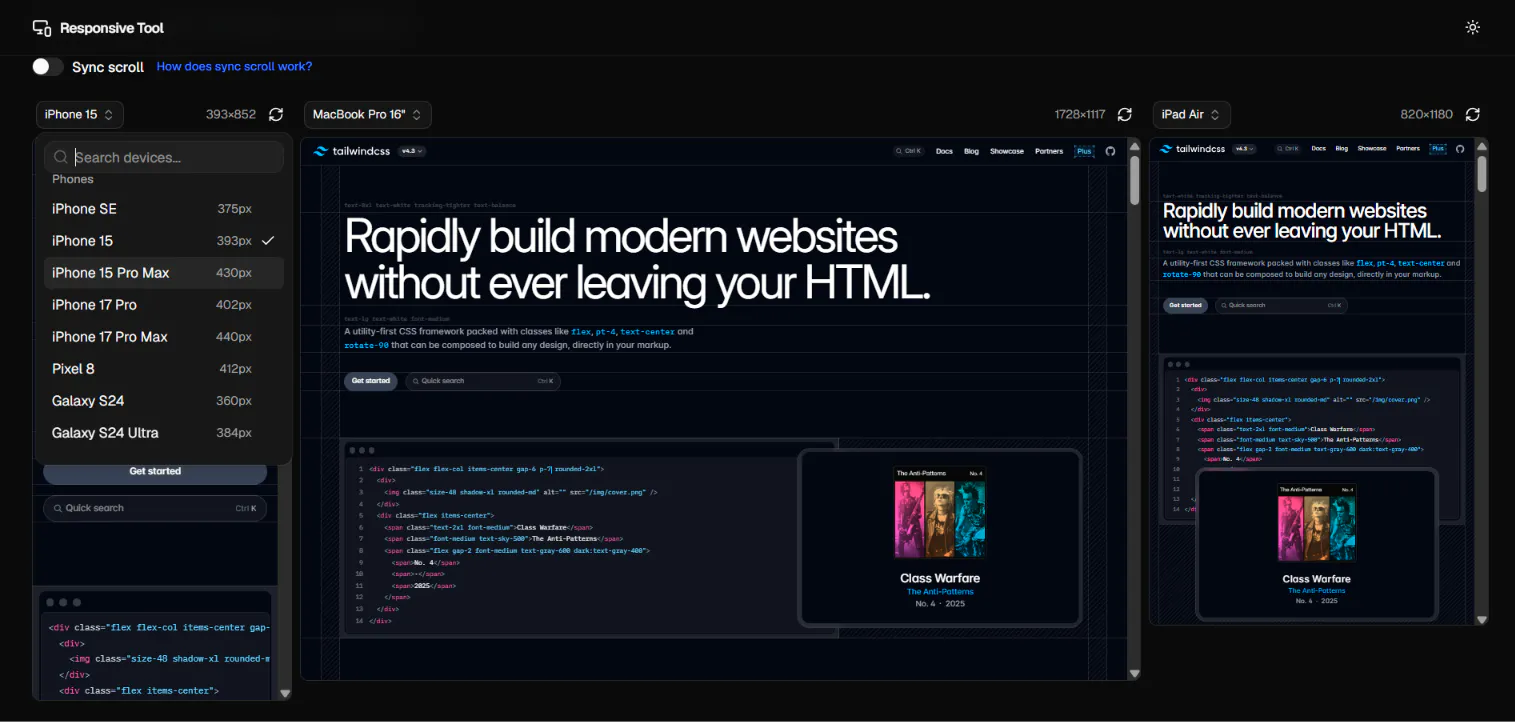 Responsive Tool gallery image