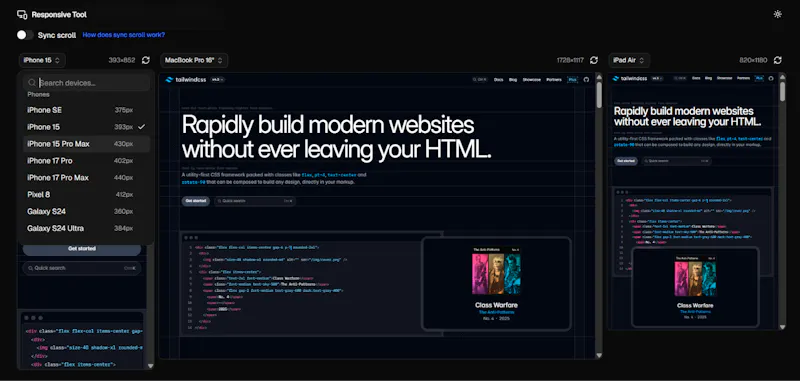 Responsive Tool screenshot 3