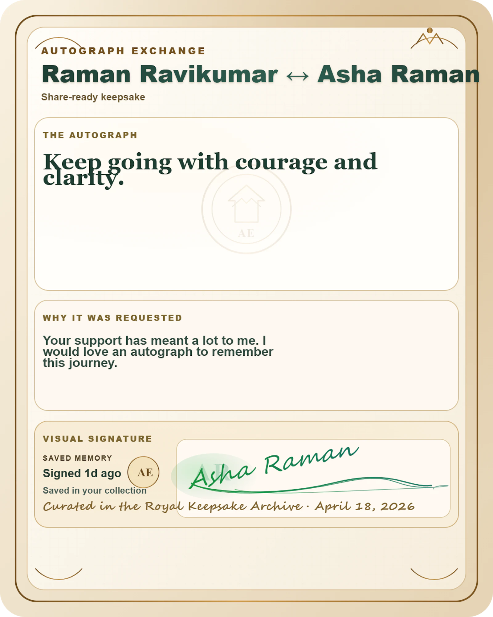 Autograph Exchange screenshot 3