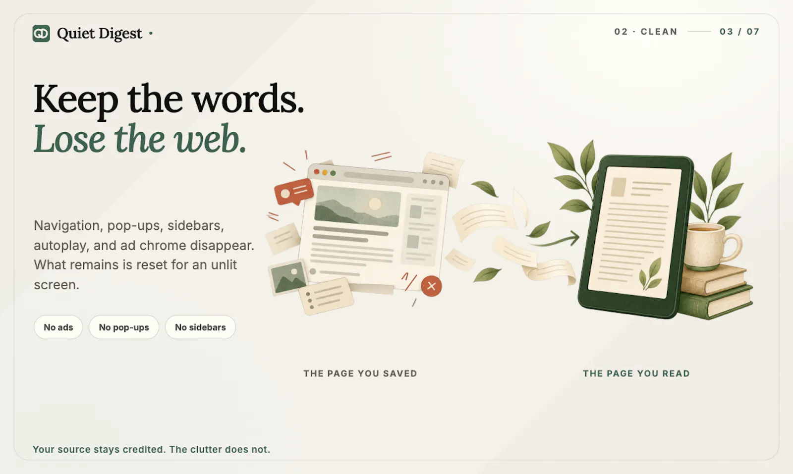Quiet Digest screenshot 4