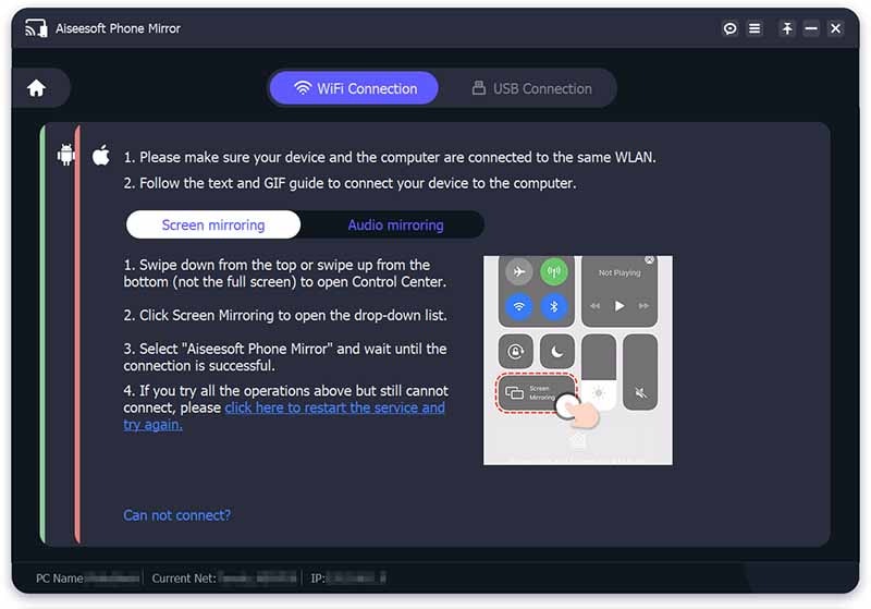Aiseesoft Phone Mirror - Mirror del teléfono, mostrar contenido del teléfono en la PC media 2