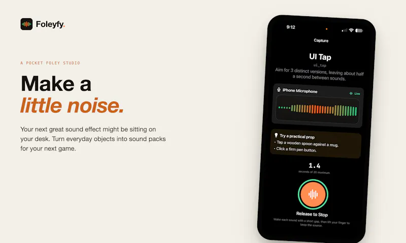 Foleyfy screenshot 1