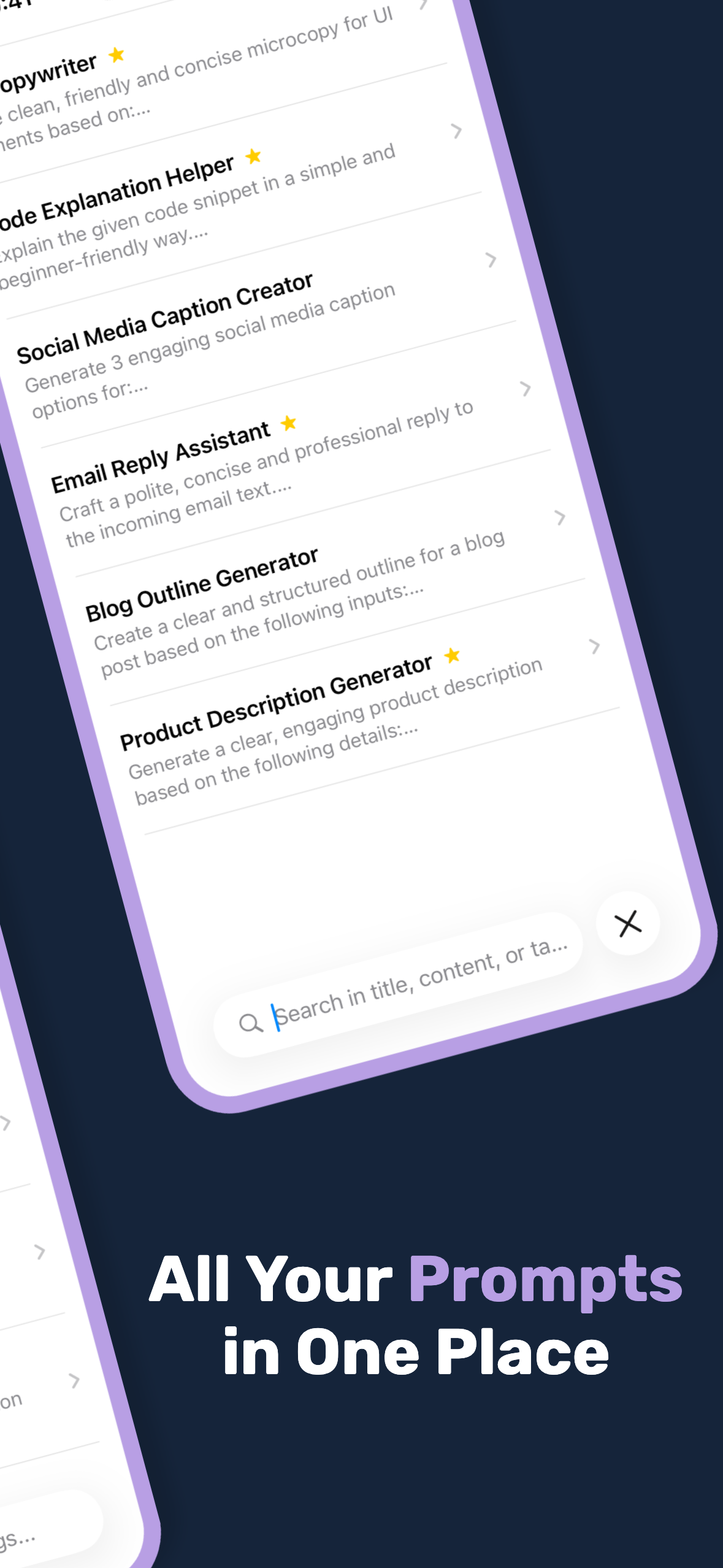 PromptWallet - Screenshot 2 showing product features and functionality