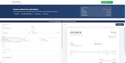 InvoiceForge gallery image
