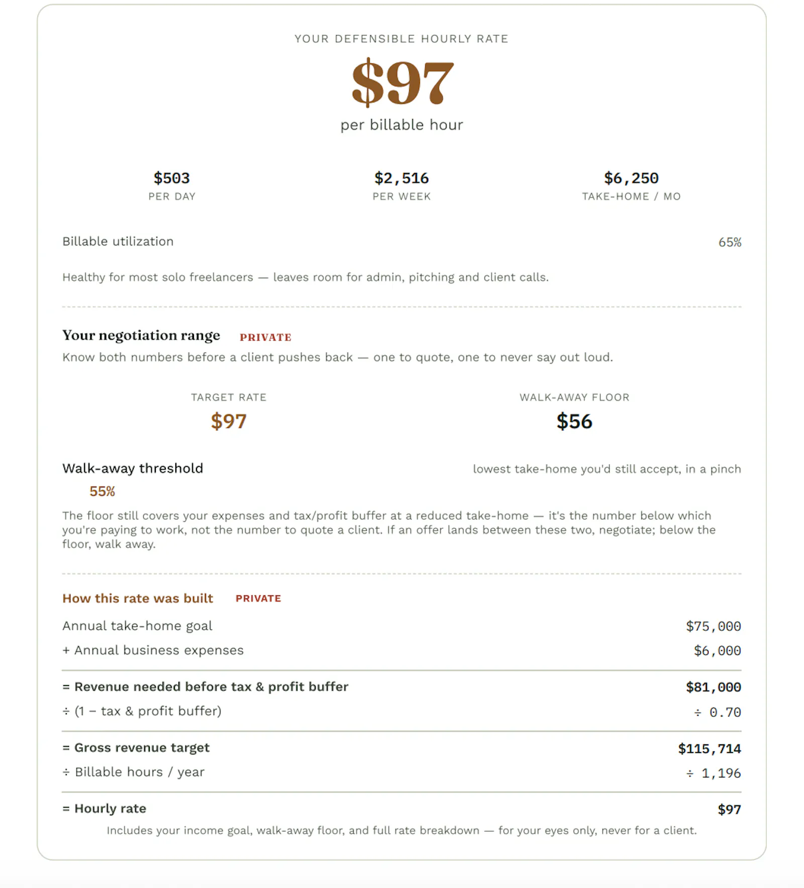Rate Ledger screenshot 3