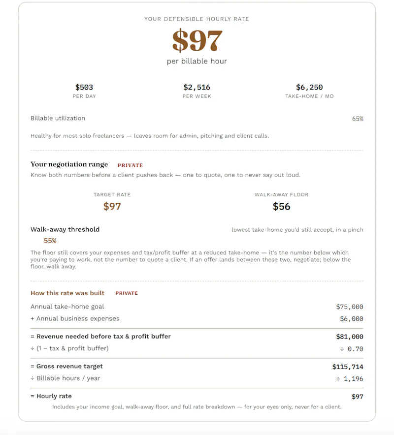 Rate Ledger screenshot 3