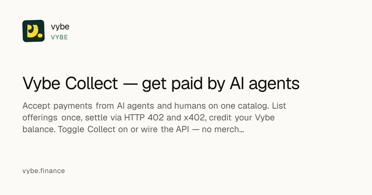 Vybe Agentic Payment Gateway gallery image