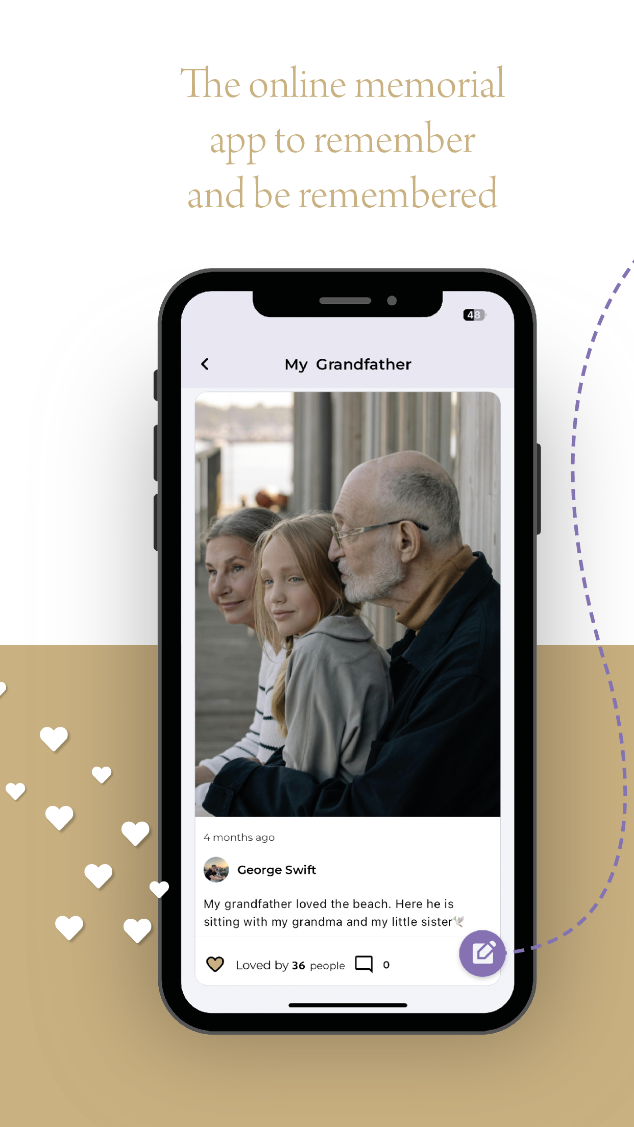 Finché sempre - App commemorativa online media 1