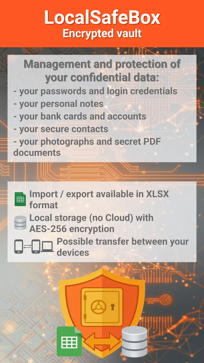 LocalSafeBox: Offline vault with Excel gallery image