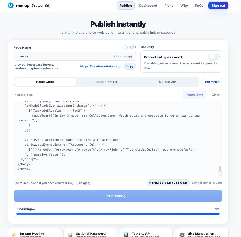 miniup.io gallery image
