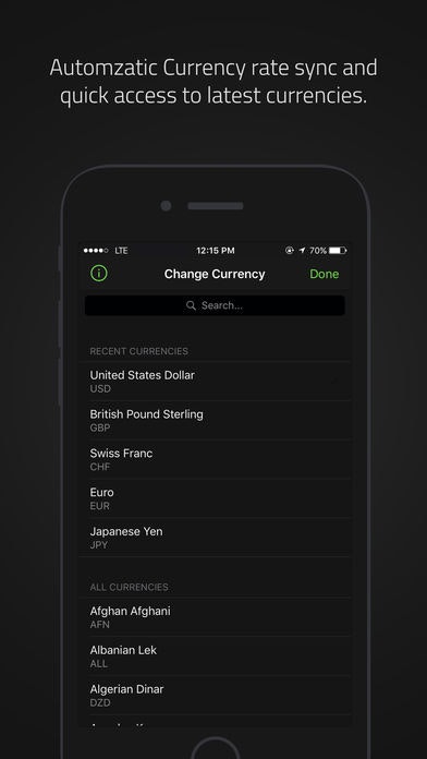 Convercy – Live Multi-Currency Calculator gallery image