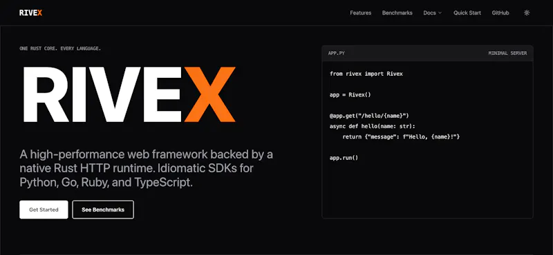 Rivex screenshot 1