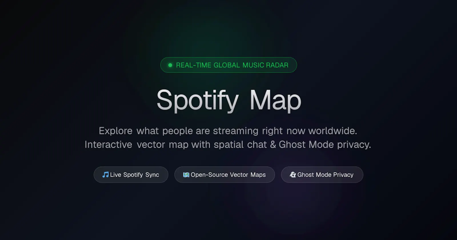 Spotify Map screenshot 1