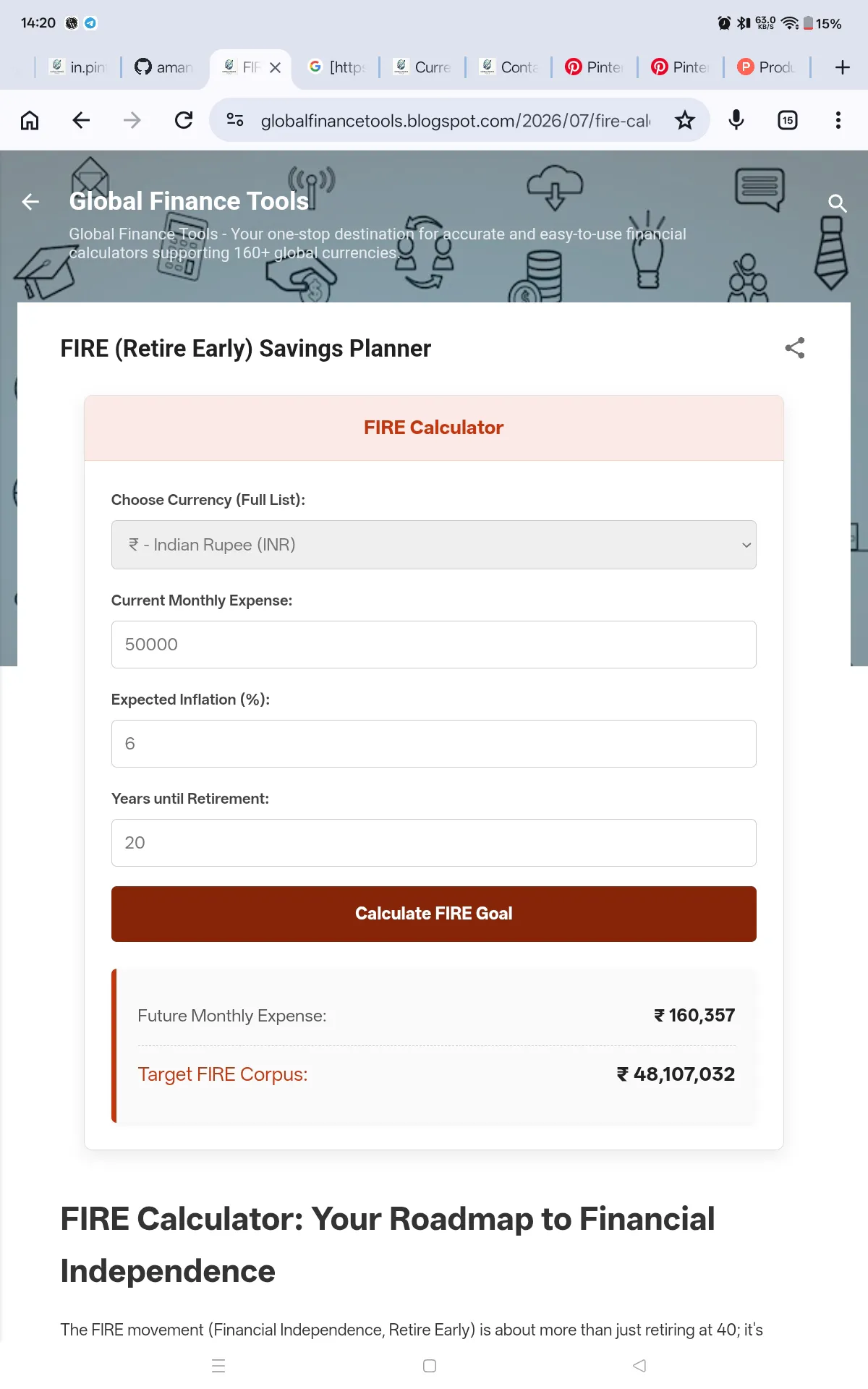 Global Finance Tools  gallery image