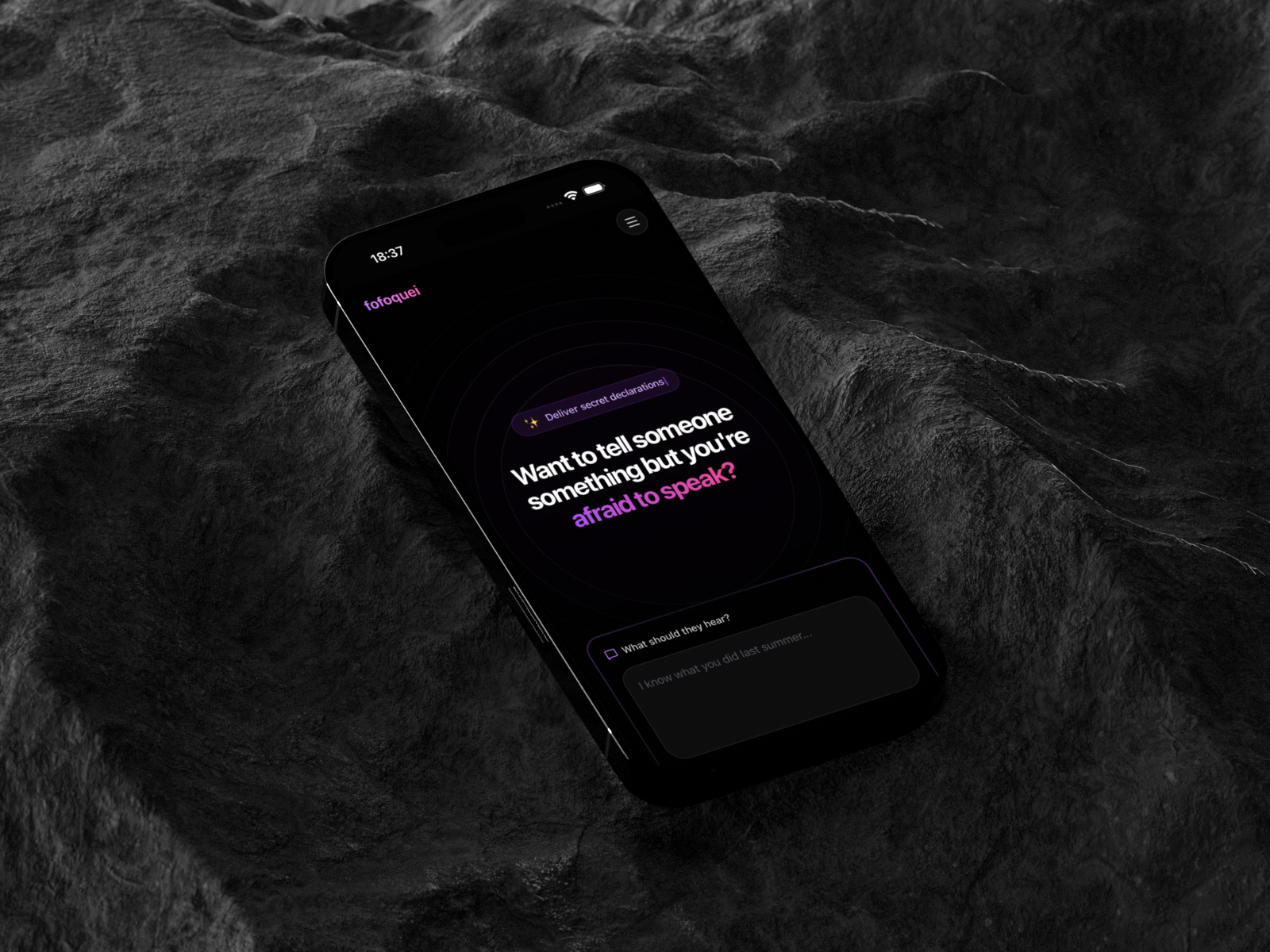 fofoquei - Main product screenshot demonstrating key features and user interface