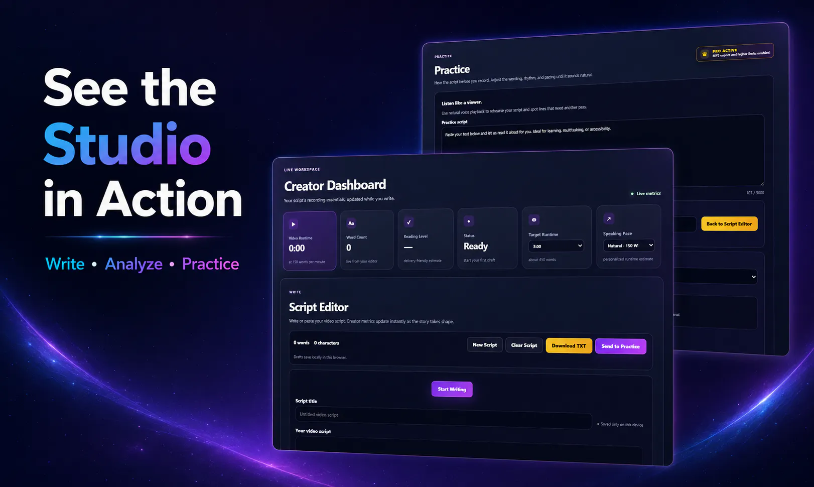 Creator Script Studio gallery image